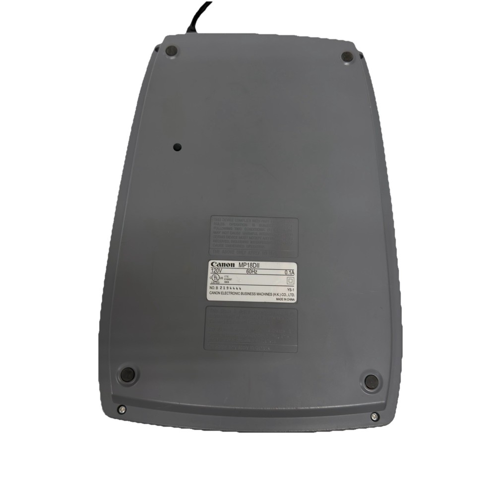 canon mp18d ii Adding Machine Used TESTED