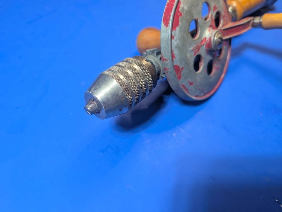 Vintage Hand Drill & Stanley Bits USA Made