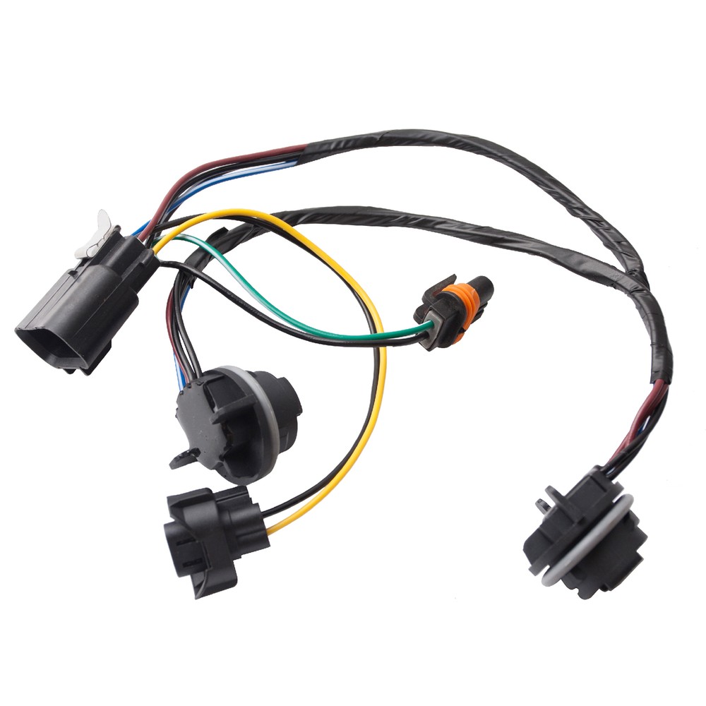 For 08-14 Chevrolet Silverado Front Left / Right Headlight Socket Wiring Harness