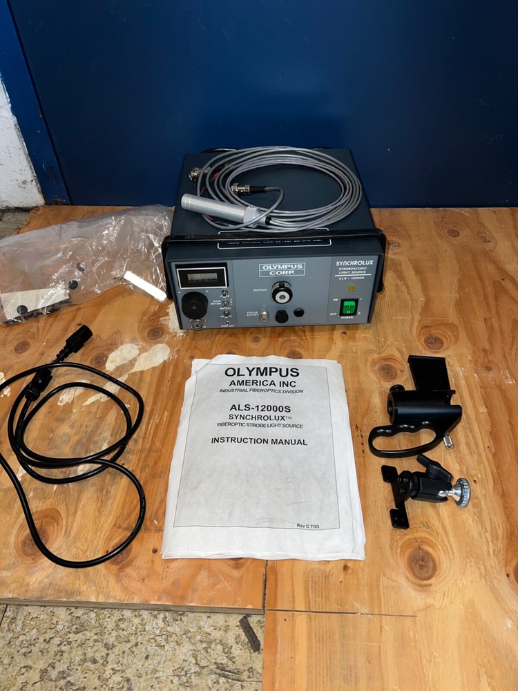 OLYMPUS ALS-12000S SYNCHROLUX FIBEROPTIC STROBE LIGHT SOURCE
