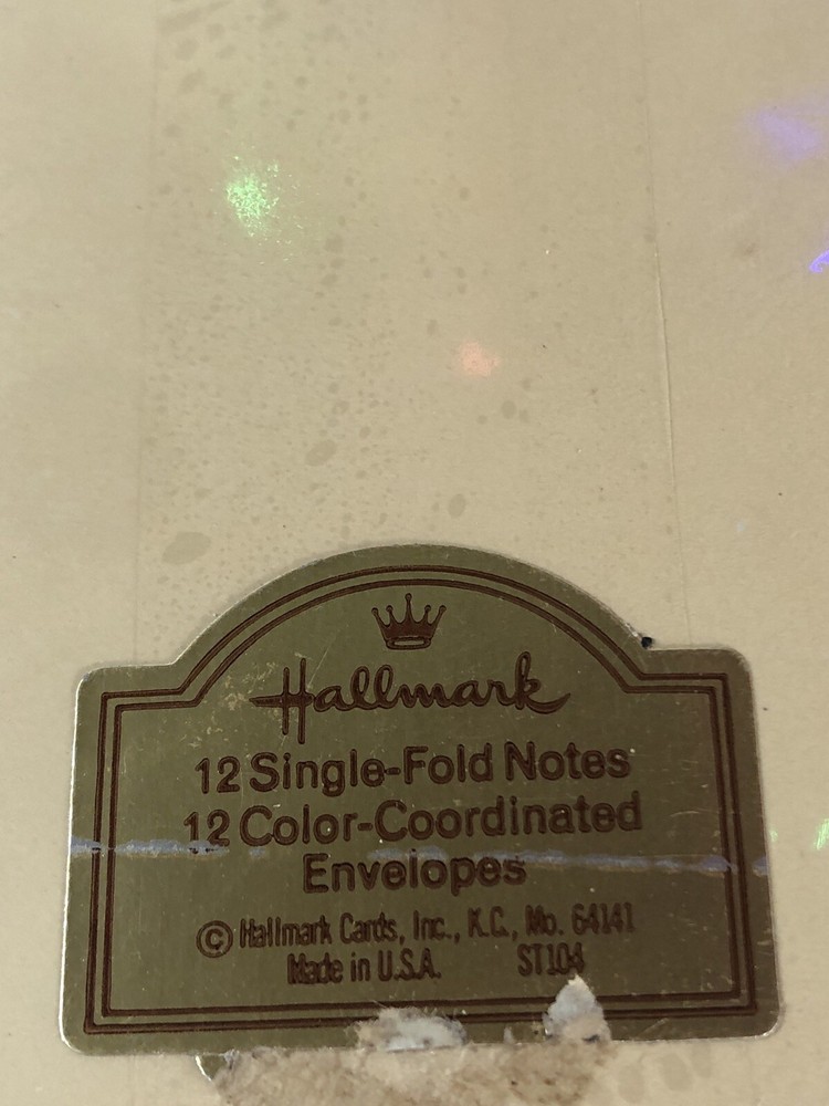 Vintage Hallmark Notes, 12 Double-Fold Notes w/envelopes Pigs NIB