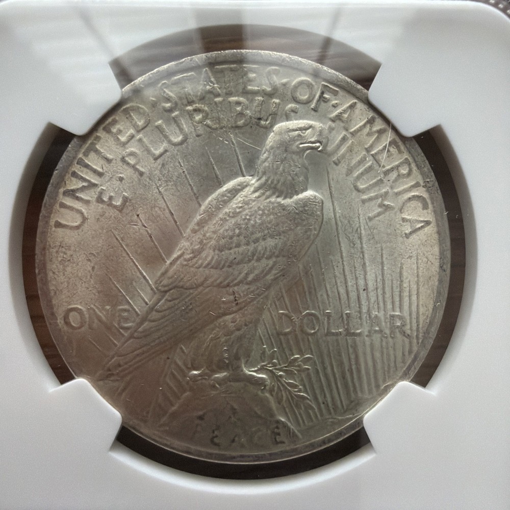 1923 PEACE SILVER DOLLAR NGC MS 62