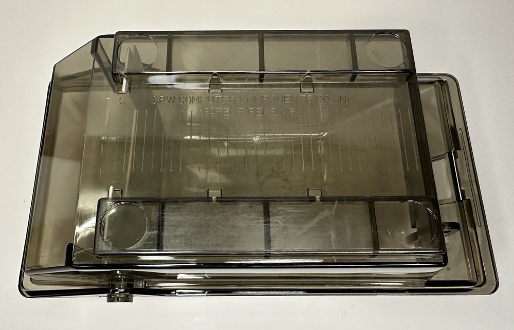 Vintage SRW 3.5” Floppy Disk Holder Storage Box Case