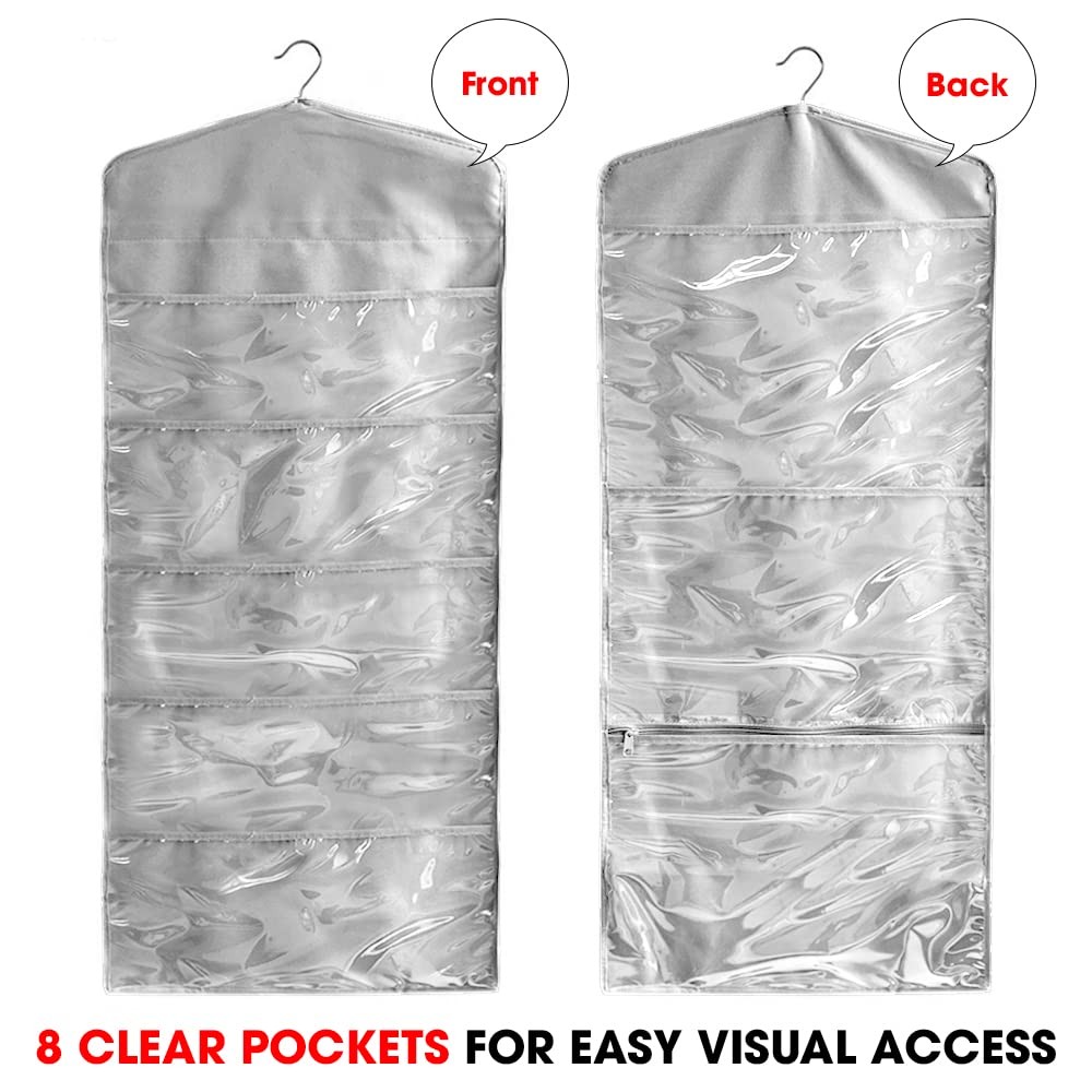 Gift Bag and Tissue Paper Storage, Hanging Organizer with Multiple Front and ...