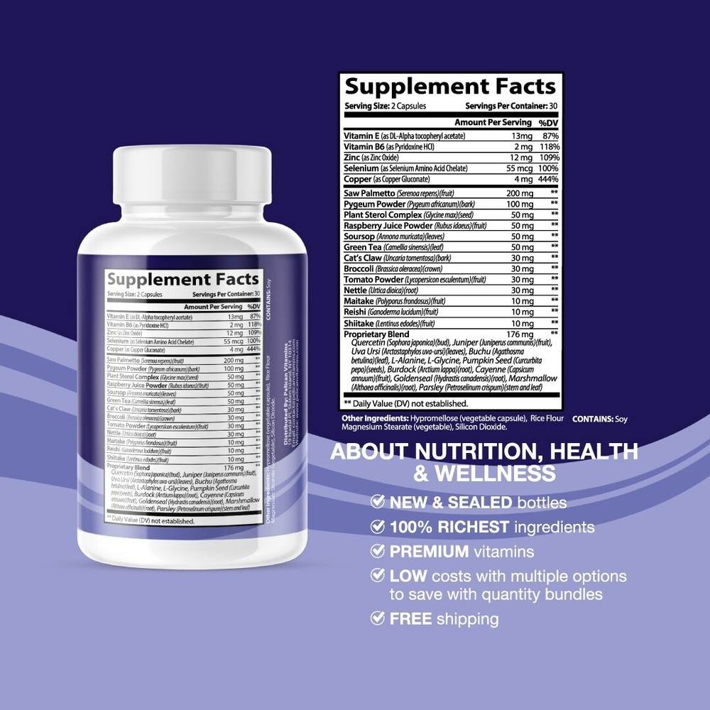 Flowforce Max- Prostate Support- 60 Capsules