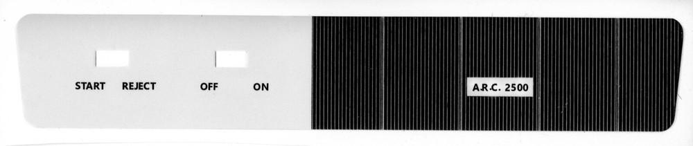 ARC 2500 Underdash 45rpm Record Player, Control Panel Replacement