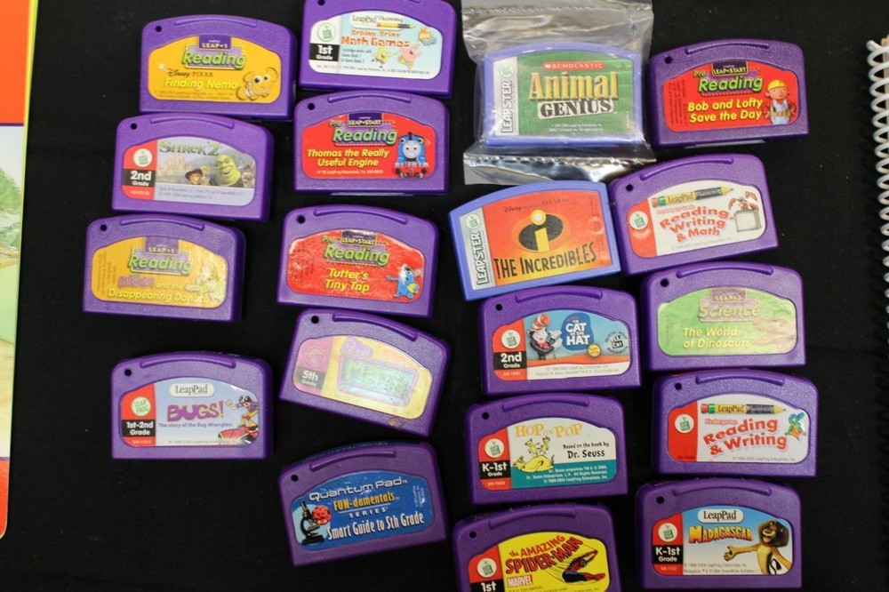 Mixed Leap frog games and booklets