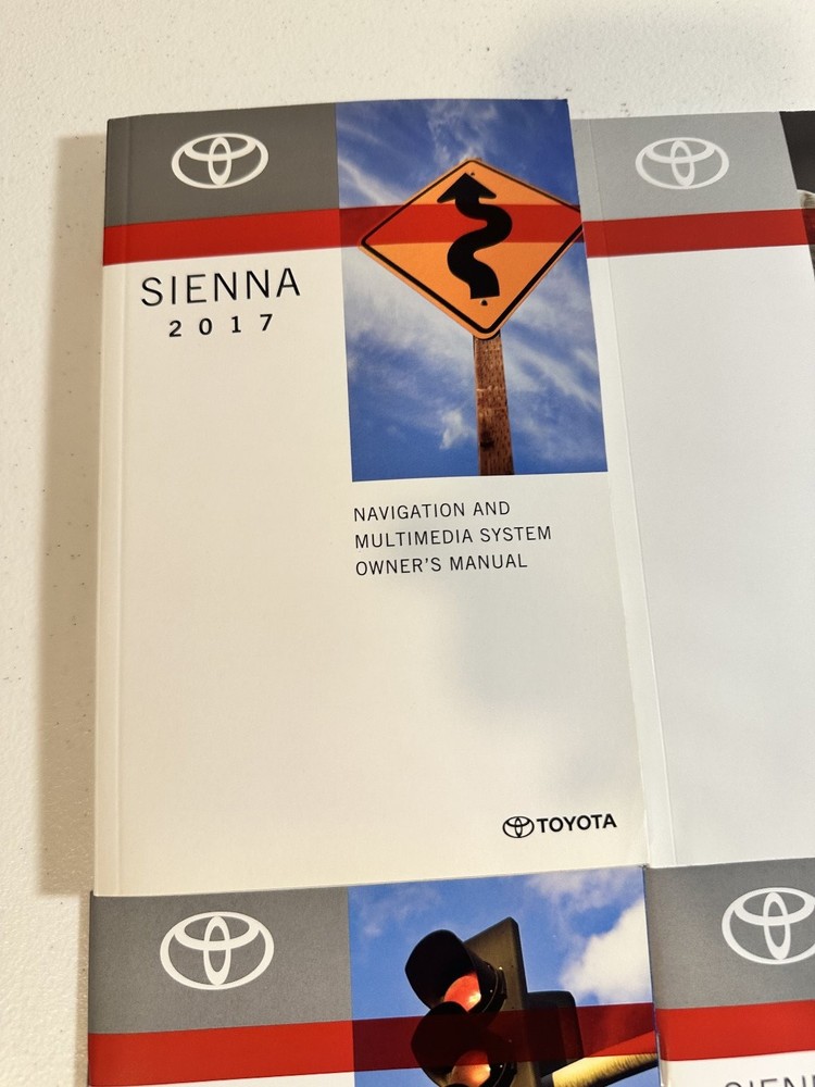 2017 Toyota Sienna 2017 Navigation Manual Set