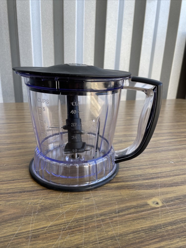 Ninja Food Processor 40 oz 5 Cup Blender Food Processor Pitcher w/ Blade & Lid