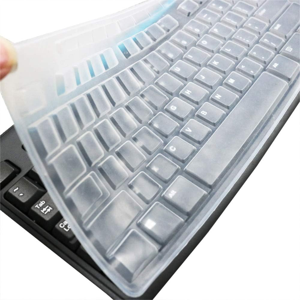 Ultra Thin Desktop PC Silicone Clear Keyboard Cover Skin Protector Compatible...