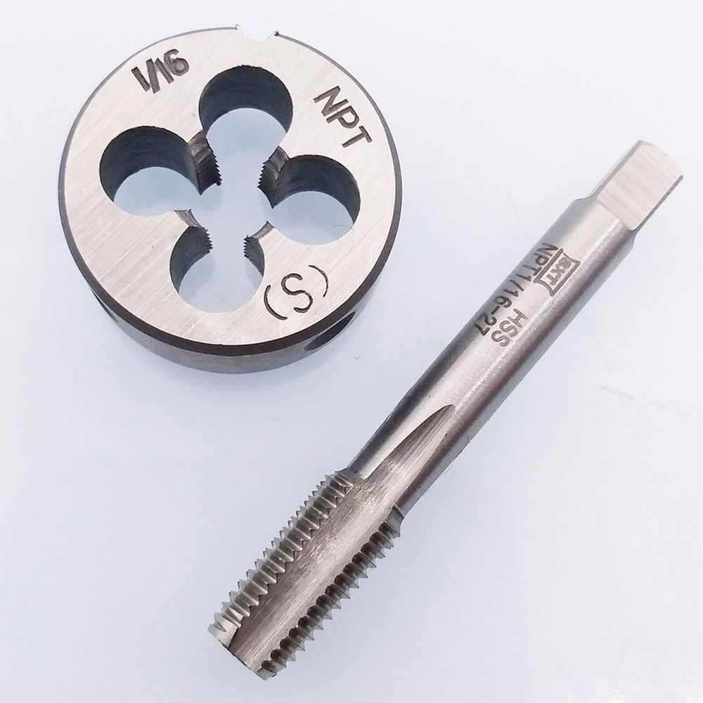 Efficient HSS 1/16 27 NPT Tap & Die Set Offers Efficient Thread Creation