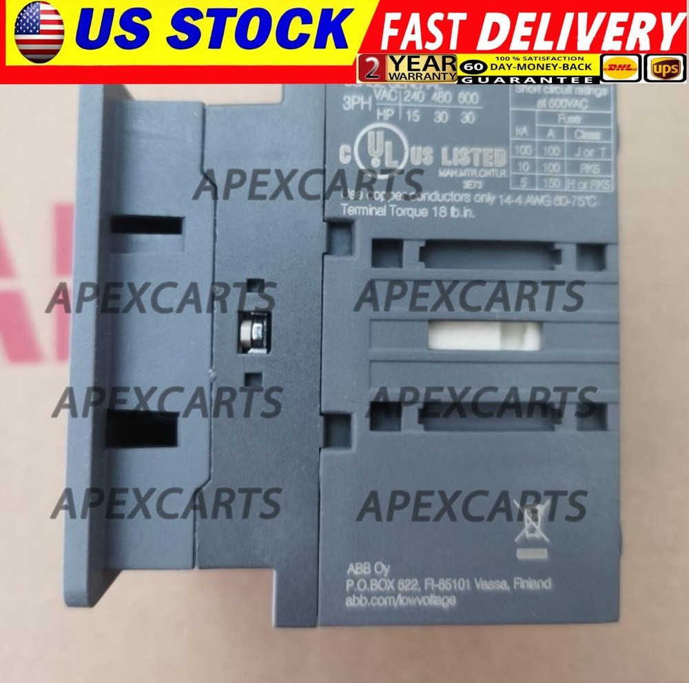 ABB 60 AMP GENERAL PURPOSE DISCONNECT SWITCH 600 VAC OT63FT3