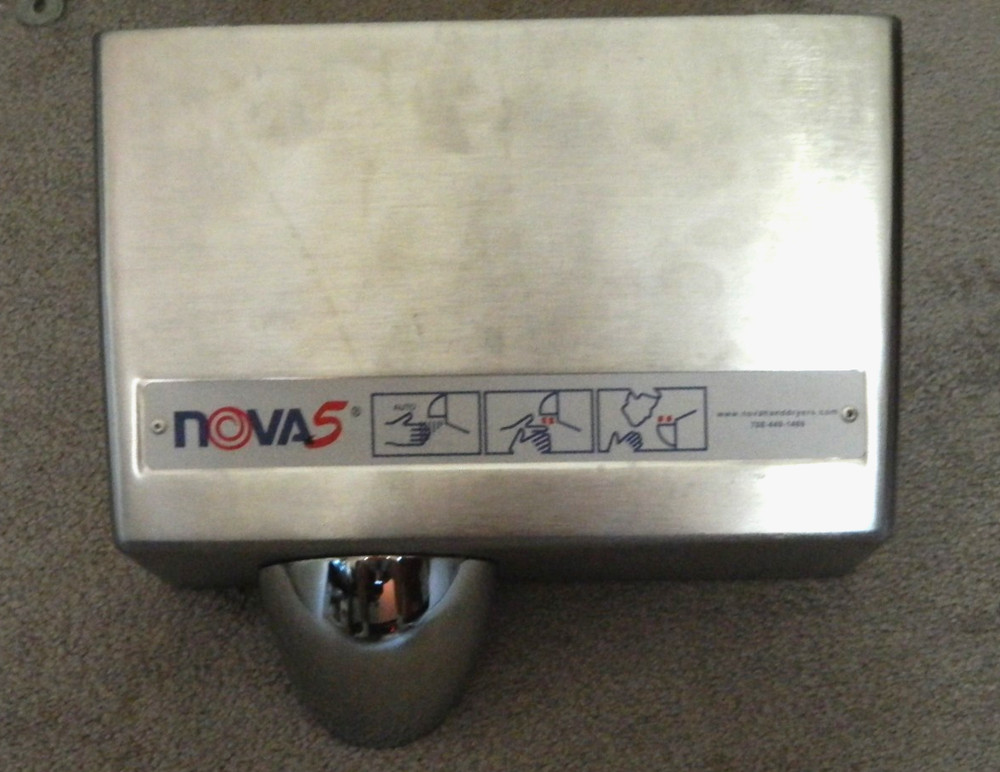 NEVER USED NOVA 5 Model 222 Automatic Hand Dryer - Chrome Finish