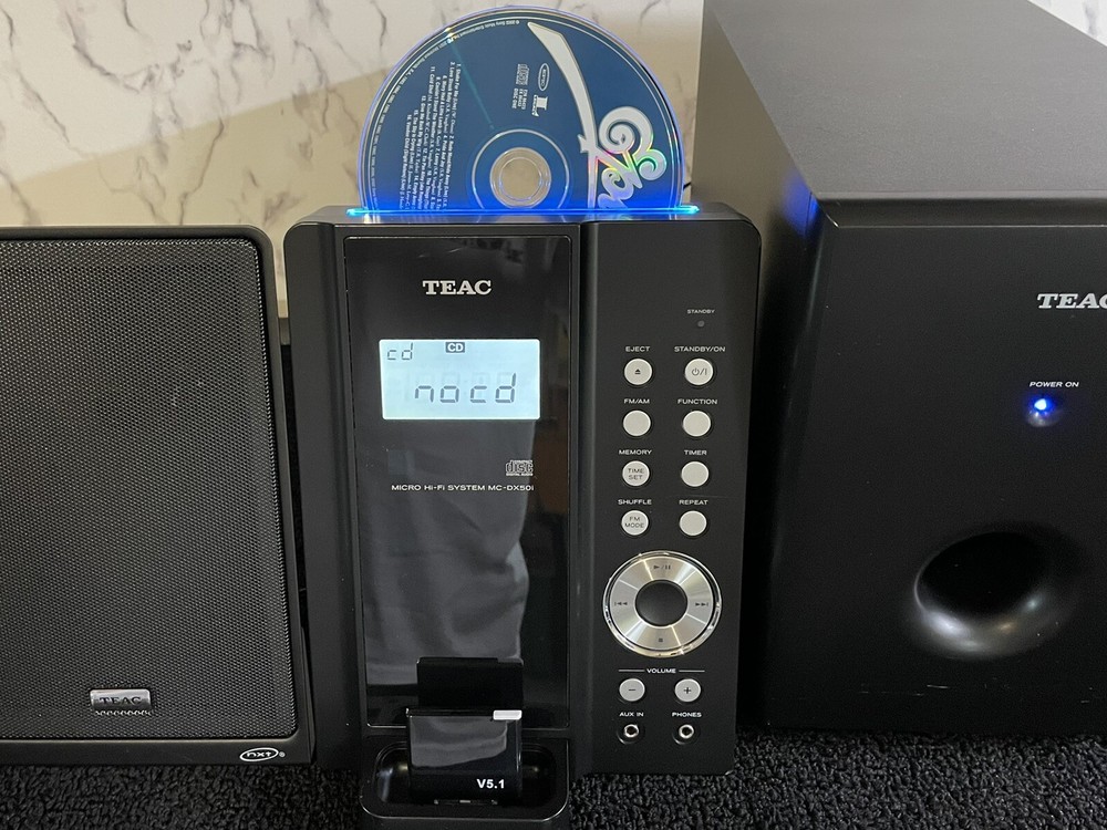 Teac NC-DX50i 2.1 Compact Stereo System With Bluetooth