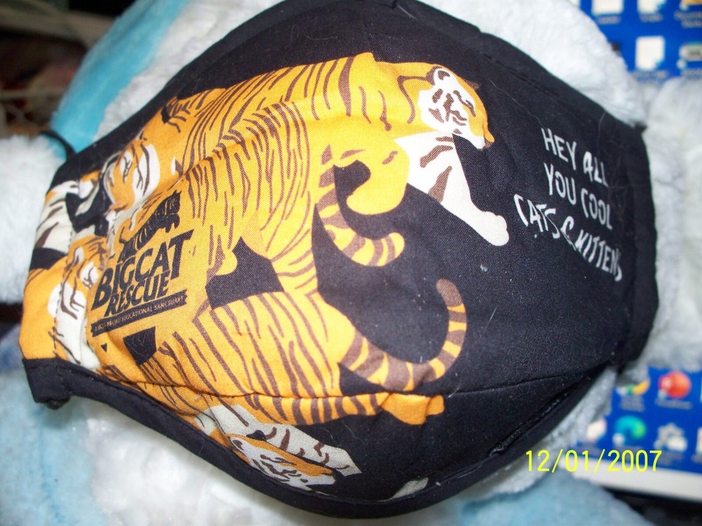 Big Cat Rescue Fabric Mask - Free Shipping