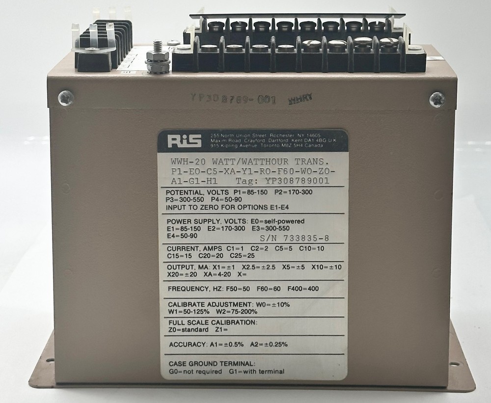 RIS WWH-20 Current Transducer