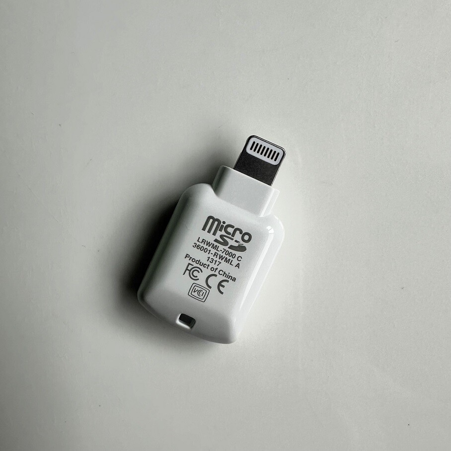 Lexar microSD Memory Card Reader with Lightning Connector