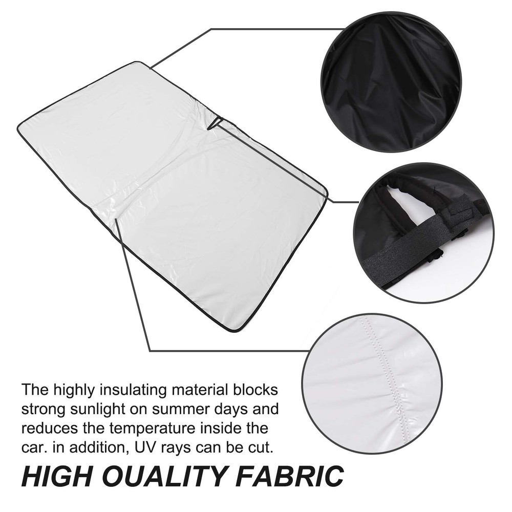 Front Windshield Sunshade Sunscreen Sunshade For Ford Transit 2014-2024