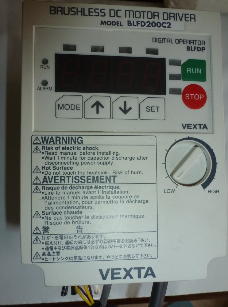 BLFD200C2 Vexta Brushless DC Motor Driver 2.8A 200W