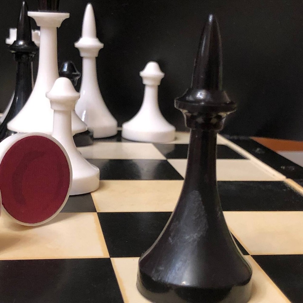 Vintage ussr Plastic Chess table Game