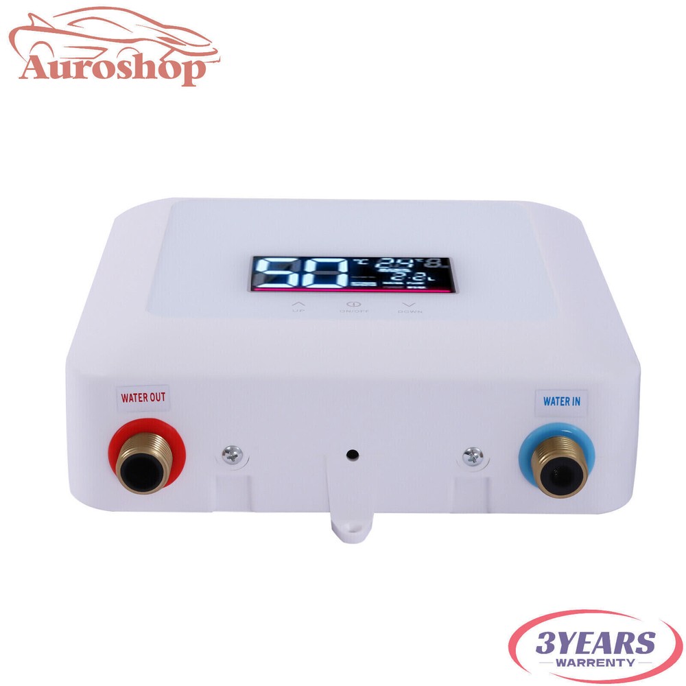 Tankless Hot Water Instant Heater Electric Shower Kitchen Boiler Bath 5500W 110V