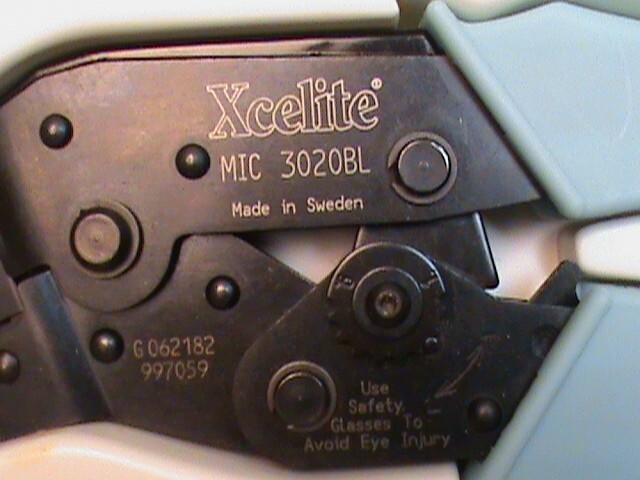 XCELITE COOPER TOOLS Crimper MIC-3020BL D-Sub Open Barrel Crimping Tool Sweden