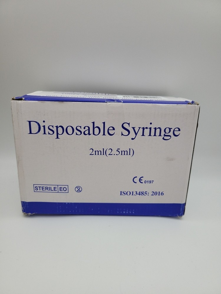 Disposable Syringe 2ml (2.5ml) 100 PCS