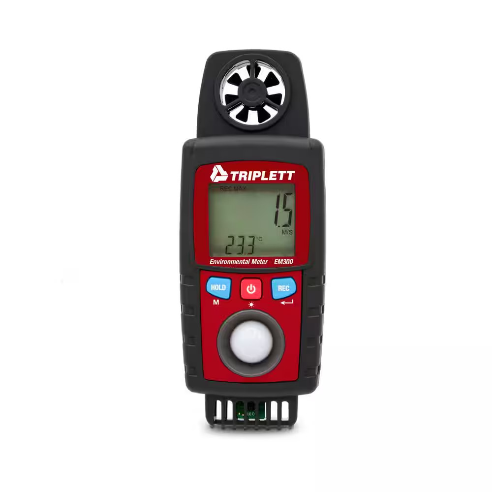 10-In-1 Environmental Meter with Air Flow
