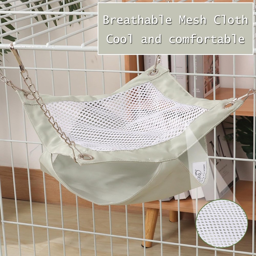 Waterproof Small Animal Hammock, Summer Mesh Hanging Bed