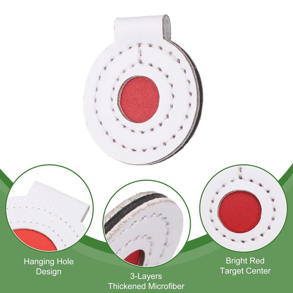 14Pcs Microfiber Bullseye Targets for Shooting Practice 4cm