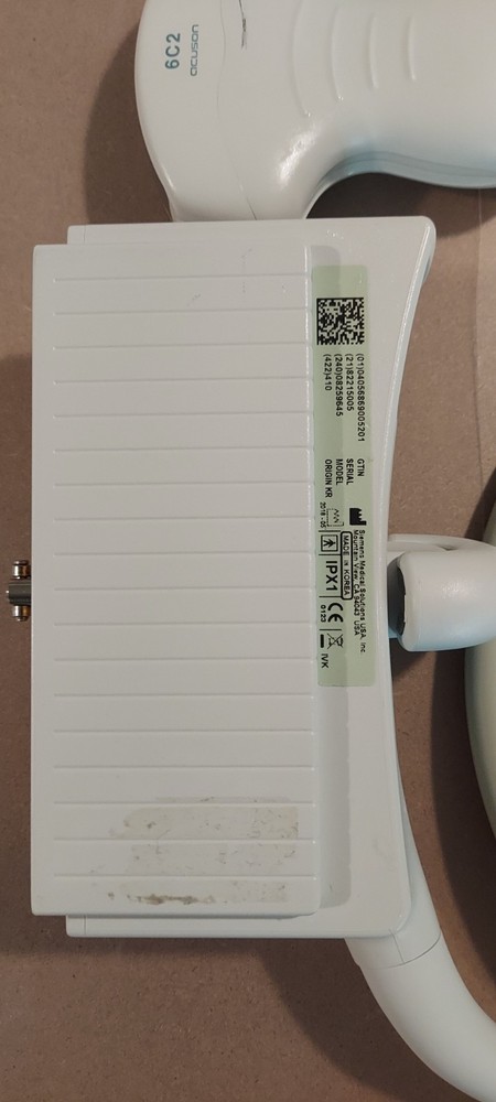 Siemens Acuson 6C2 Convex Array Ultrasound Transducer ** Not Tested **