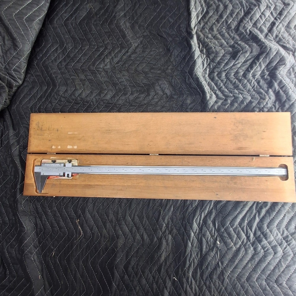 Starrett No 123 26” Master Venier Caliper Hardened And Stabilized Master Bar