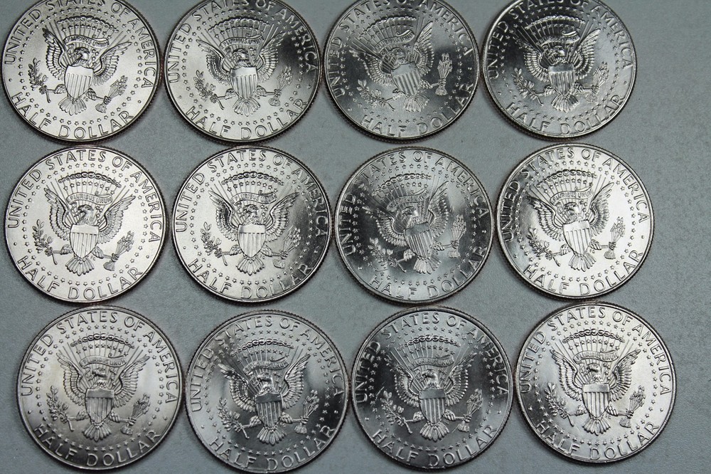 2012 2013 2014 2015 2016 2017 P D Kennedy Half Uncirc Mint roll Set 2012-2017