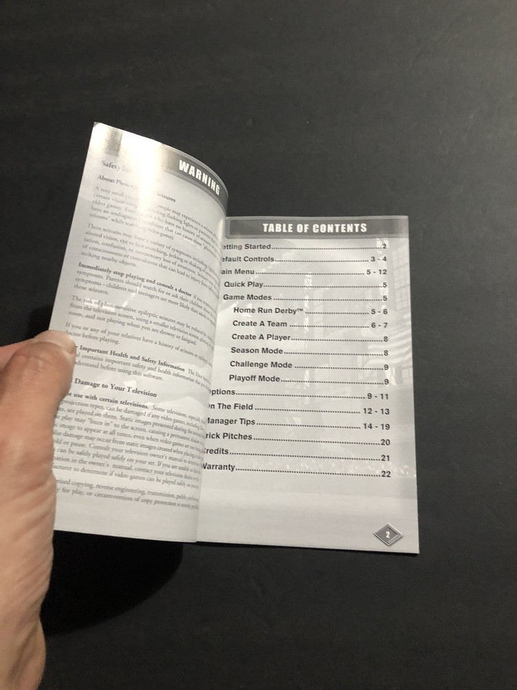 Slugfest 2006 Xbox Manual Only