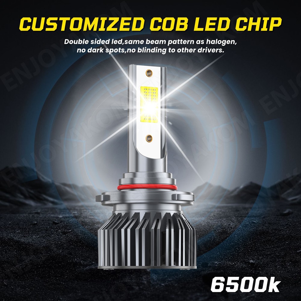 For Cadillac Escalade 2002-2002 -6PCS LED Headlights Hi/Lo + Fog Light Bulbs