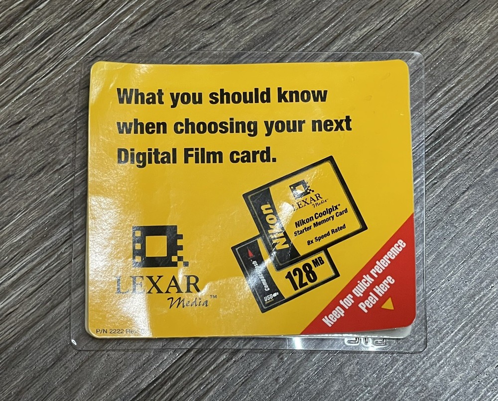 256 MB Memory Card Kingston Technology CompactFlash Digital CF/256 NOS Camera