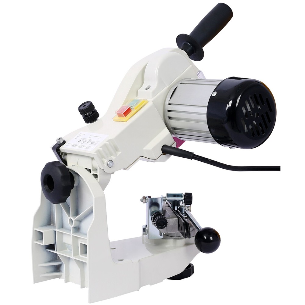 Chainsaw Chain Grinder Multi-Angle Adjustable Teeth Sharpener 3 Grinding Wheels