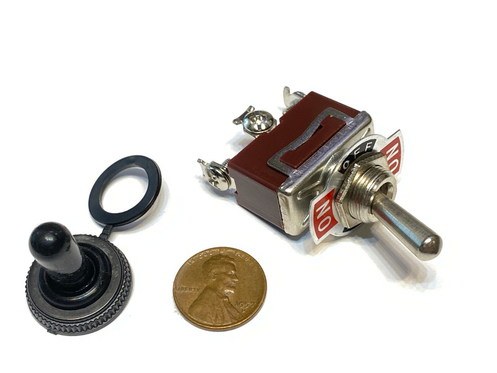 1 Piece waterproof RED 3PIN Latching lock Toggle switch boot cap 12v 125v C41