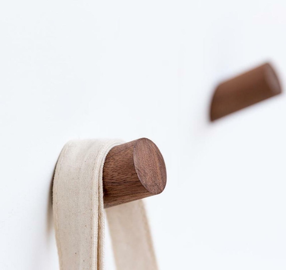 Solid Wood Hooks Simple Modern Ideas Wall Hooks Decorative Hooks Coat Hangers