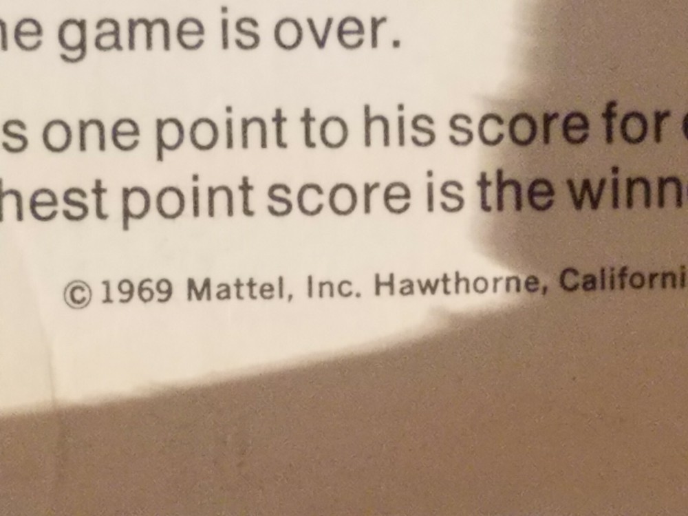 COMPLETE Turning Point Game from Mattel 1969