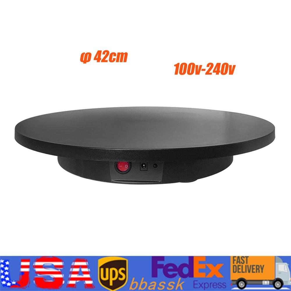 16.5" 360 Electric Motorized Rotating Turntable Display Stand Remote Control