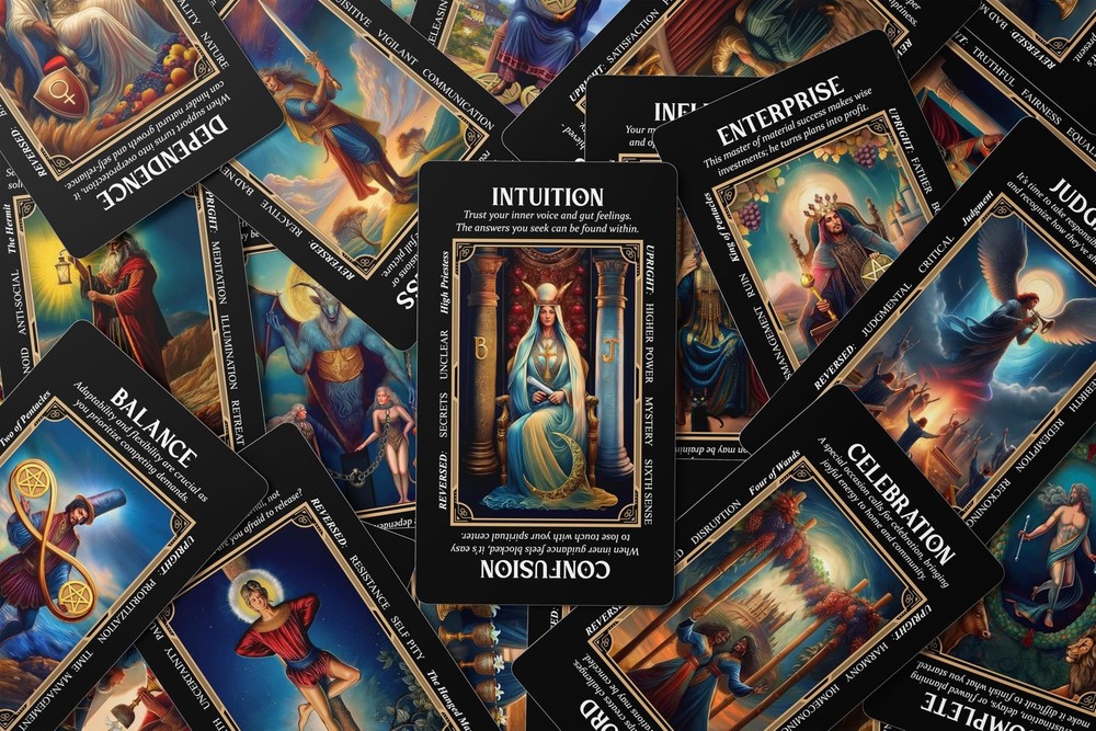 Arcanum: A Hybrid Tarot-Oracle Deck with Expanded Keywords by River Aether - ...