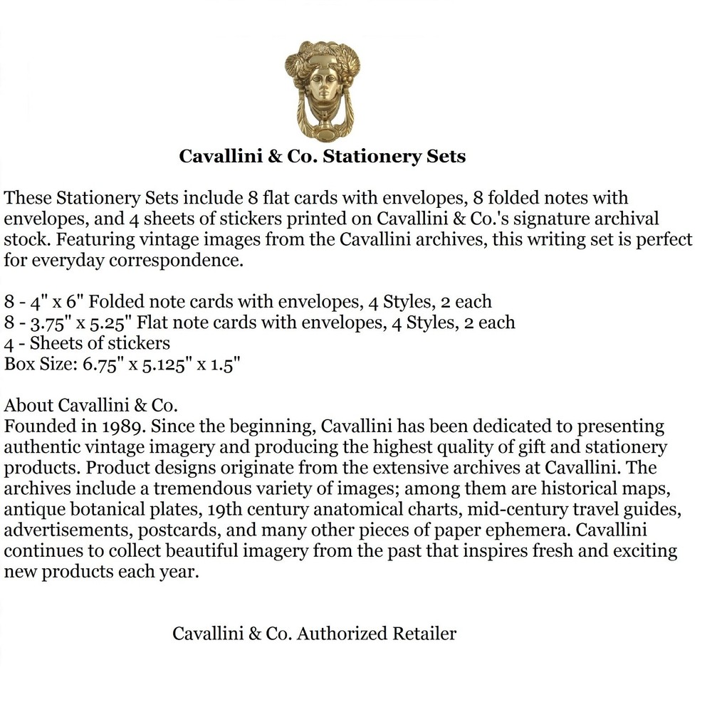 Cavallini & Co. Birds Stationery Set