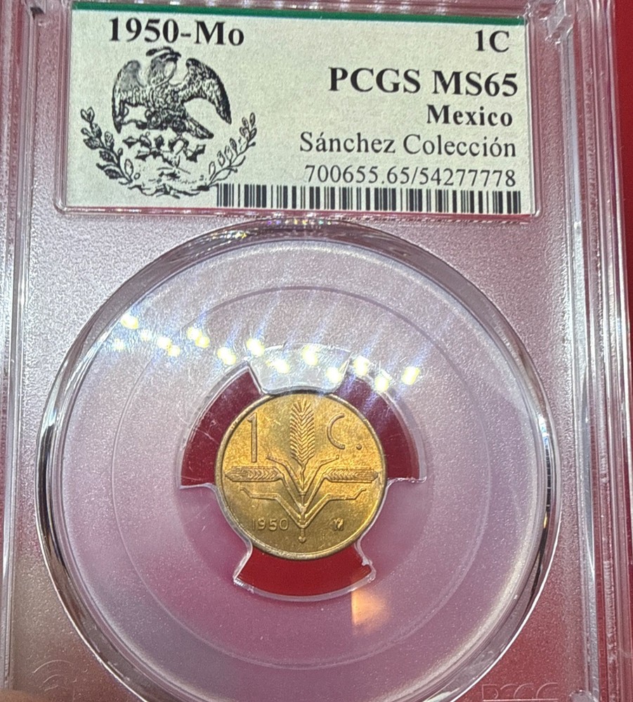 1950 Mo - 1C - PCGS MS65 “Sanchez Coleccion”