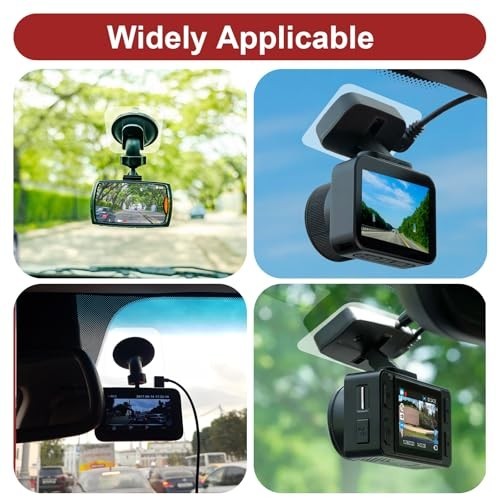 Electrostatic Sticker Mounting Dash Cam 20 PCS Double-Sided Adhesive Pad Electro