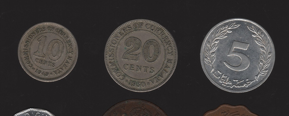 Small Collection – 9× World Coins Bulk Lot