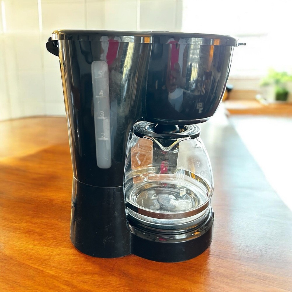 COFFEE MAKER. Walmart Brand. 5 Cups. Includes Removable Filter Basket.