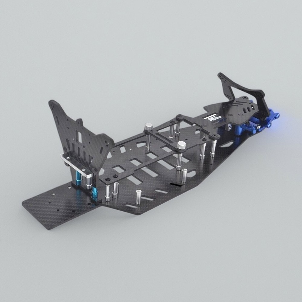 Carbon Chassis Frame Conversion Kit for Rustler VXL 2WD Bandit Upgrades