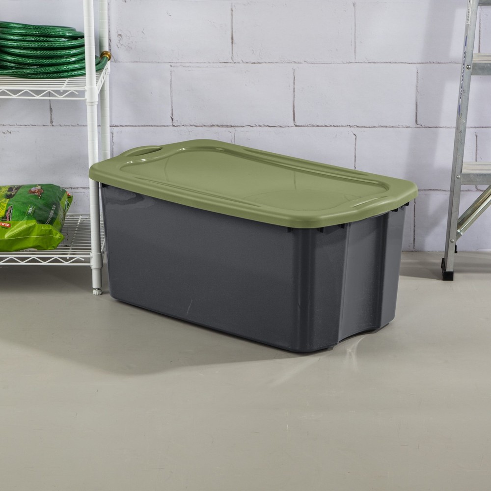 Sterilite EZ Carry 30 Gallon Extra-Large Storage Bin, Plastic Storage Container