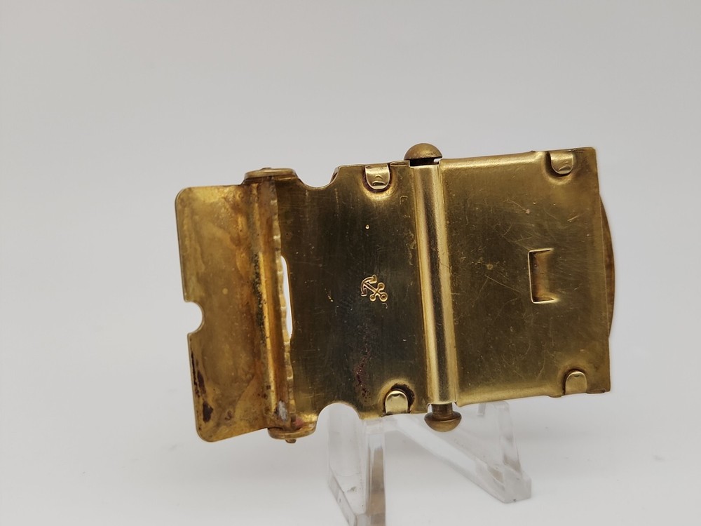 Vintage Brass Belt Buckle